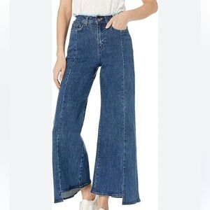 EVIDNT Women's Blue Wide-Leg Jeans